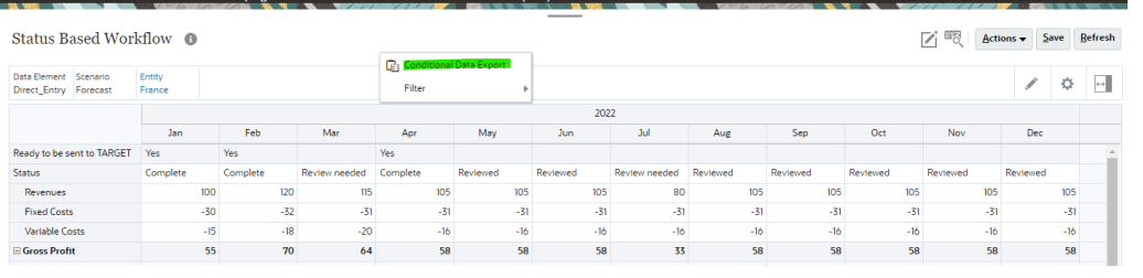 Groovy planning dataform4