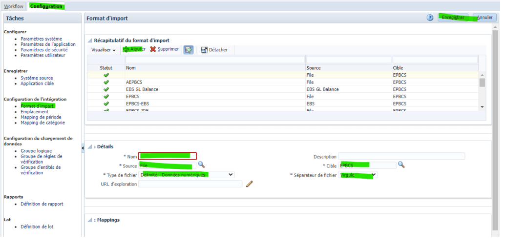 Import format 0