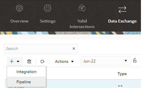 Pipeline creation in Data Exchange