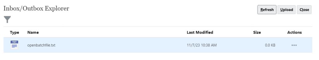 Content of folder “epminbox” after running the pipeline